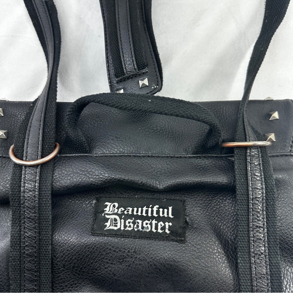 Beautiful Disaster Backpack Gothic Should Bag BD … - image 10